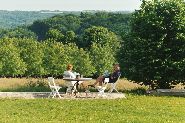 Terrasse en verger